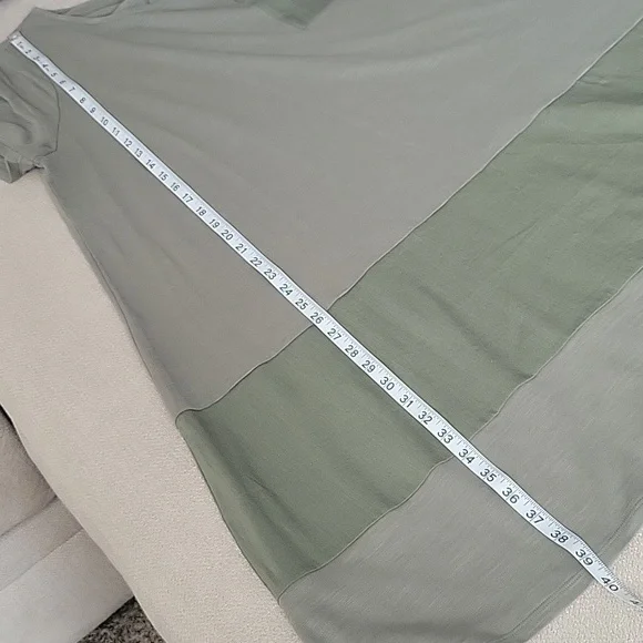 Soft Surrounding Dress Olive Green Linen Blend Midi Stretch Transitional 1X XLP - Picture 13 of 16
